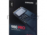 Накопитель SSD Samsung 980 PRO, 2TB, PCIe 4.0 x4, M.2 2280, NVMe, R/W 7000/5000 9