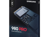 Накопитель SSD Samsung 980 PRO, 2TB, PCIe 4.0 x4, M.2 2280, NVMe, R/W 7000/5000 11