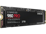 Накопитель SSD Samsung 980 PRO, 2TB, PCIe 4.0 x4, M.2 2280, NVMe, R/W 7000/5000 13
