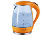 Чайник электрический ATLANTA ATH-2461 оранжевый стекло 1