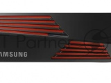 Накопитель SSD Samsung 990 PRO, 1000GB, PCIe 4.0 x4, M.2 2280, NVMe, R/W 7450/6900, с радиатором 12