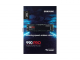 Накопитель SSD Samsung 990 PRO, 2TB, PCIe 4.0 x4, M.2 2280, NVMe, R/W 7450/6900 16