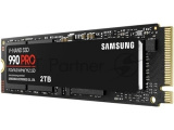 Накопитель SSD Samsung 990 PRO, 2TB, PCIe 4.0 x4, M.2 2280, NVMe, R/W 7450/6900 0