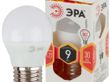 Лампа светодиодная Эра smd P45-9w-827-E27 0