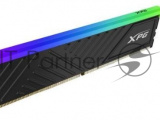 Оперативная память XPG Spectrix D35G RGB, 8GB, DDR4, 3600MHz, CL18, DIMM, с радиатором, черный, RGB 0