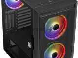 Компьютерный корпус Aerocool / Formula Graphite-G-BK-v2 черный без БП ATX 3x140mm 2xUSB3.0 audio 0