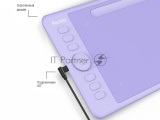Графический планшет PARBLO Intangbo S USB Type-C пурпурный 10
