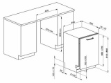 Посудомоечная машина встраиваемая SMEG STA4505 1