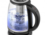 Чайник электрический Kitfort КТ-6145 черный/серебристый 1