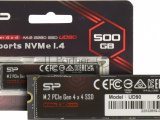 Накопитель SSD Silicon Power PCI-E 4.0 x4 500Gb SP500GBP44UD9005 M-Series UD90 M.2 2280 10