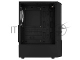 Корпус MidTower Aerocool / Formula Quantum-G-BK-v2 (черный) без Б/п, ATX 3FRGB Fan on front panel 5