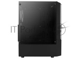 Корпус MidTower Aerocool / Formula Quantum-G-BK-v2 (черный) без Б/п, ATX 3FRGB Fan on front panel 7
