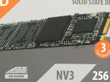 Накопитель SSD SunWind NV3 SWSSD256GN3T, 256Gb, M.2 2280, PCIe 3.0 x4, NVMe, R/W 1800/1000 2