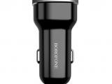 Зарядное устройство от прикуривателя 12-24в Borofone BZ17 Core 2USB, QC3.0 0