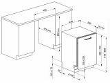 Посудомоечная машина встраиваемая SMEG STA4505IN 2