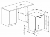 Посудомоечная машина встраиваемая SMEG STA4505IN 3