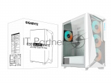 Корпус Gigabyte C301 Glass White MidTower, ATX, USB-C x1, USB3.0 x2, Audio I/O, GPU:400mm, Black, TG 0
