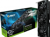 Видеокарта Palit RTX5070 INFINITY 3 OC 12GB GDDR7 192bit 3-DP HDMI 1
