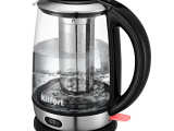 Чайник электрический Kitfort КТ-6155 черный/нерж 1