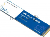 Накопитель SSD WD Blue SN570 WDS250G3B0C, 250Gb, PCIe 3.0 x4, M.2 2280, NVMe, R/W 3300/1200 0