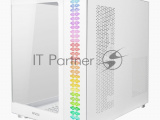 Компьютерный корпус Ginzzu V580 RGB подсветка, закаленное стекло 1*USB 3.0,1*USB 2.0, AU Белый ATX 2