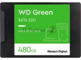 Накопитель SSD WD Green WDS480G3G0A, 480GB, SATA III, 2.5", R/W 545/545 2
