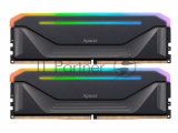 Оперативная память Apacer Nox, DDR5, 32GB (2x16GB), 5200MHz, CL40, DIMM, радиатор, RGB, черный 0