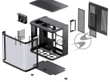 Компьютерный корпус JONSBO TK-2 Black ATX без БП, mini-ITX, micro-ATX, ATX, черный 3