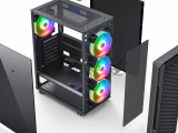 Компьютерный корпус Accord 3338 черный без БП ATX 1xUSB2.0 1xUSB3.0 1xUSB3.1 audio bott PSU 0