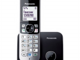 Телефон беспроводной Panasonic KX-TG6811RUB Чёрный 1