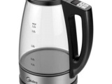 Чайник электрический Midea MK-8009 серебристый/черный 1
