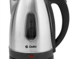 Чайник электрический DELTA DL-1114 нерж. с серым 1
