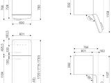 Холодильник SMEG FAB30RWH5 0