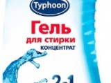 Средство для стирки Тайфун 392609 Гель для стирки 2 в 1 с пятновыводителем 0