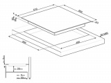 Поверхность SMEG SE364ETBM 1