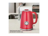 Чайник электрический Kitfort КТ-6665 красный и нерж 0