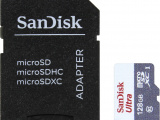 Карта памяти Sandisk micro SDXC 128Gb+адаптр Class10Ultra Android80MB/s 1