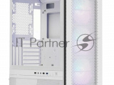 Компьютерный корпус PcCooler ME200 MESH WH белый-черный без БП ATX 3x120mm 2xUSB3.0 audio bott PSU 1