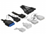 Компьютерный корпус PcCooler ME200 MESH WH белый-черный без БП ATX 3x120mm 2xUSB3.0 audio bott PSU 3