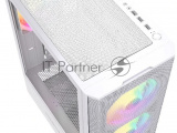 Powercase Mistral AY3W ARGB, Tempered Glass, 2x 140mm +1x 120mm ARGB Fans, белый, ATX  (CMAYW-A3) 4