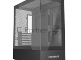 Корпус компьютерный Powercase Vision Micro M, Tempered Glass, чёрный, mATX  (CVMMB-L0) 1