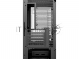 Корпус компьютерный Powercase Vision Micro M, Tempered Glass, чёрный, mATX  (CVMMB-L0) 3