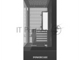 Корпус компьютерный Powercase Vision Micro M, Tempered Glass, чёрный, mATX  (CVMMB-L0) 8