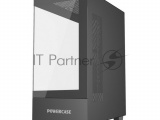 Корпус компьютерный Powercase Vision Micro M, Tempered Glass, чёрный, mATX  (CVMMB-L0) 9