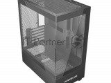 Корпус компьютерный Powercase Vision Micro M, Tempered Glass, чёрный, mATX  (CVMMB-L0) 0
