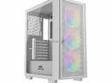 Корпус компьютерный Redragon Paktis3 ITX/Micro-ATX/ATX,3кул12см,белый 1