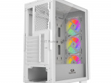 Корпус компьютерный Redragon Paktis3 ITX/Micro-ATX/ATX,3кул12см,белый 0