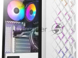 Компьютерный корпус Azza Spectra белый без БП ATX 7x120mm 2x140mm 2xUSB2.0 1xUSB3.0 audio bott PSU 1