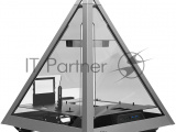 Корпус Azza Pyramid L черный/серебристый без БП ATX 6x120mm 2xUSB3.0 audio bott PSU 1