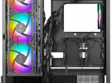 Корпус Azza TIARA черный без БП ATX 4x120mm 2xUSB3.0 1xUSB3.1 audio bott PSU 4